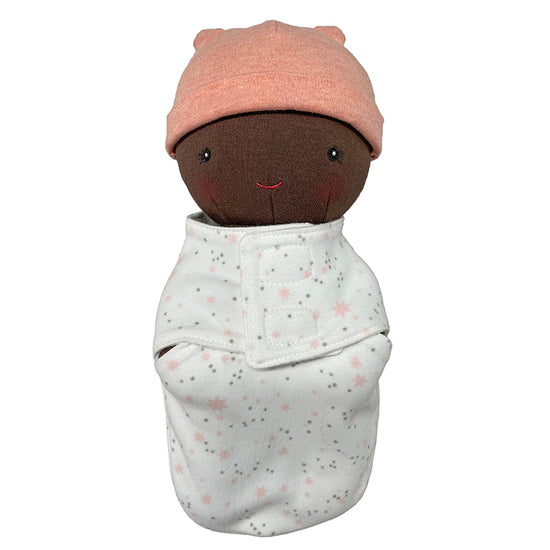 Dots and Rainbows Doll Carrier with Sweet Pea