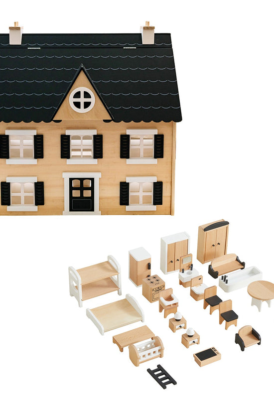 Dollhouse & Accessories Bundle